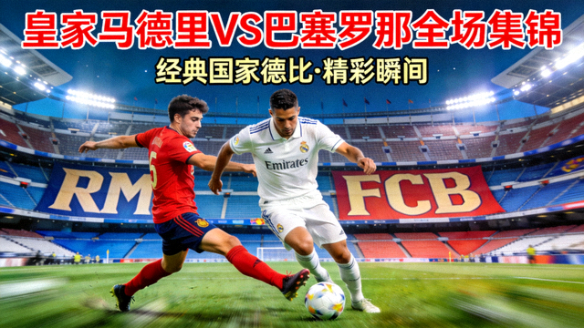 皇家马德里对阵巴塞罗那全场集锦视频封面图